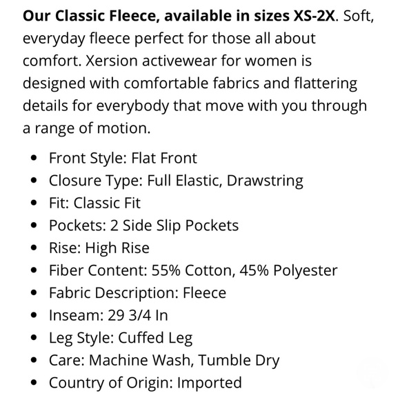 Xersion Women's Plus Size Gray Mid Rise Jogger Pant Size 1X - Picture 4 of 7